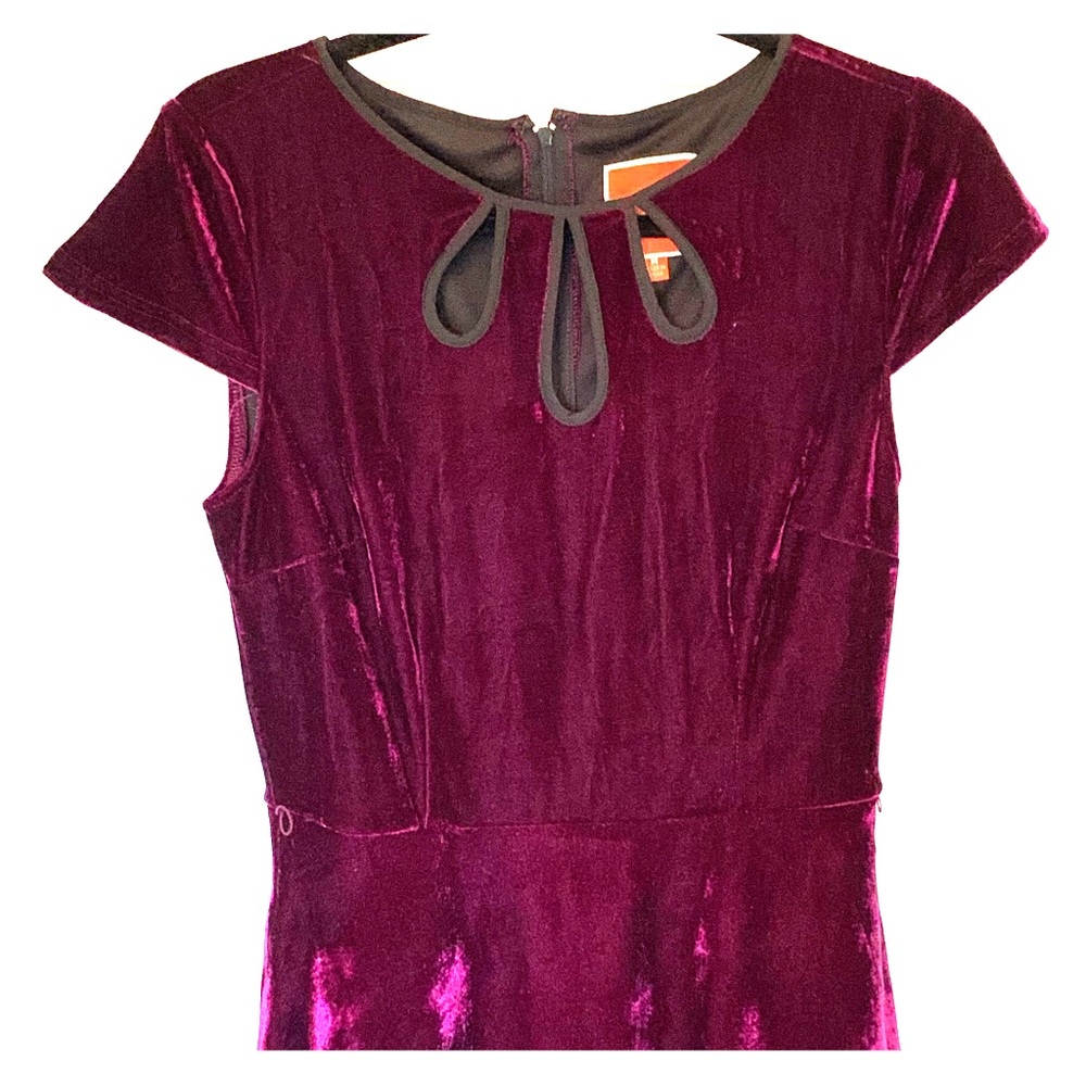 Purple Velvet Modcloth Dress - Never Worn!!